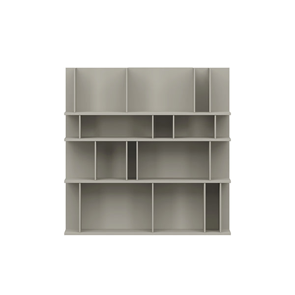 [Como - 1110] Sistema de pared Como, lacado gris ceniza mate