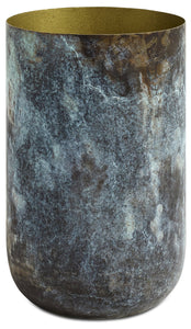 Jarrón Oxidized, azul