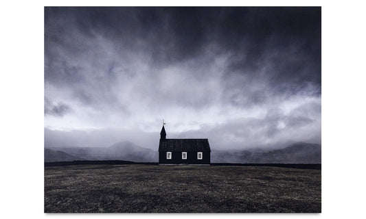 [Church] Impresión metálica Church, gris oscuro/colores diversos